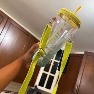 *NEW* STARBUCKS COLD CUP WITH CARRY ON STRAP